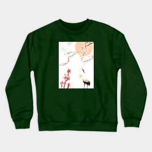 Awesome Crane Crewneck Sweatshirt